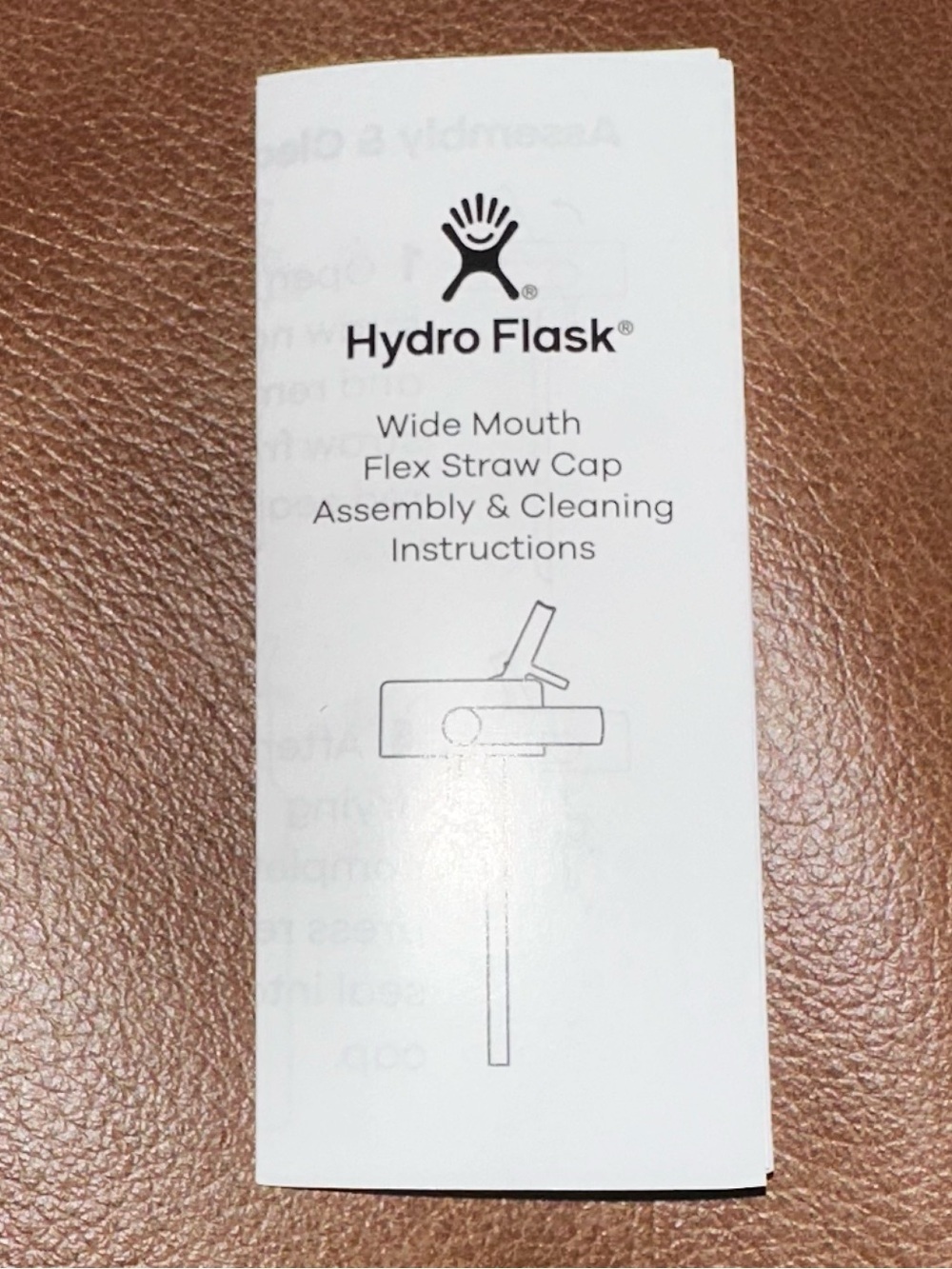 New Hydro Flask 32oz Wide Mouth Travel Bottle with Flex Straw Cap- Cascade Color - Picture 13 of 13